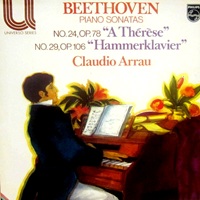 Philips Universo : Arrau - Beethoven Sonatas 24 & 29